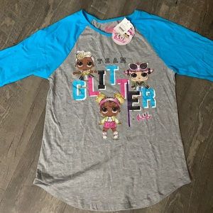 Girls long sleeved cotton LOL Surprise top